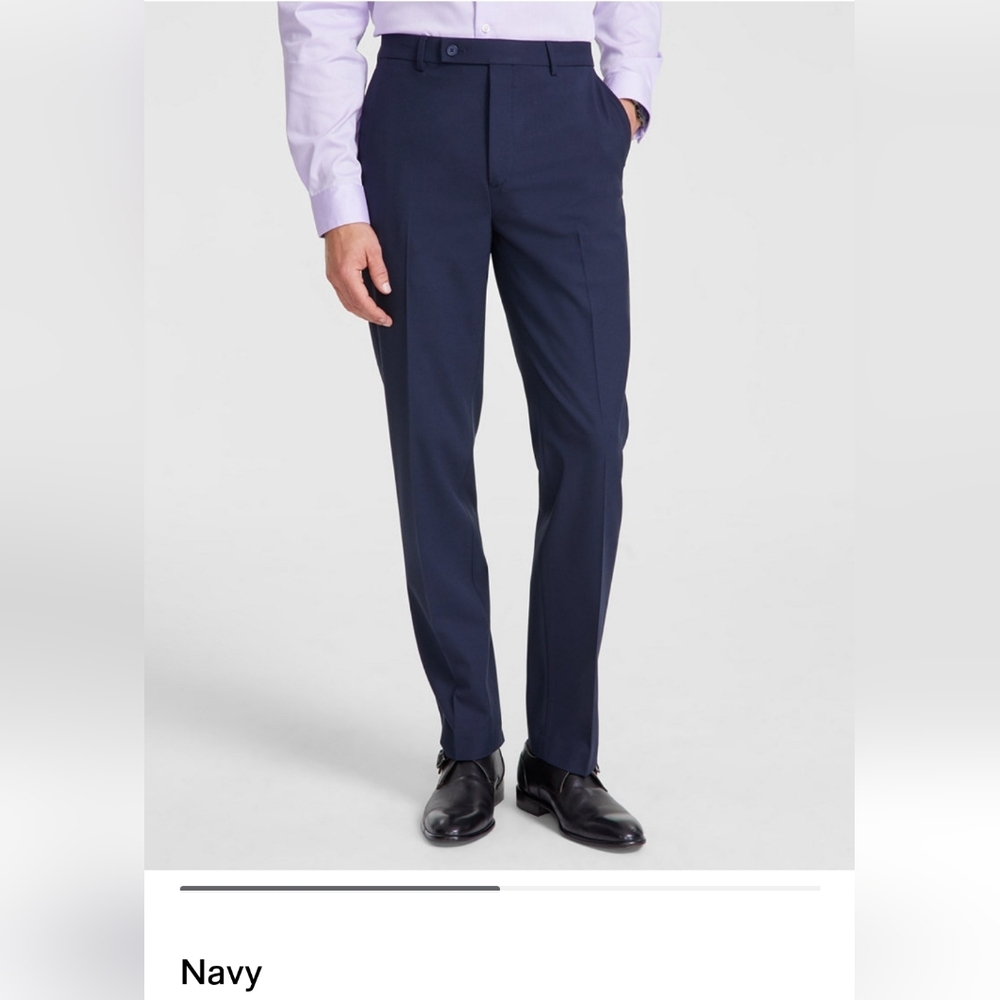 Calvin Klein Men's Navy Dress Pants
